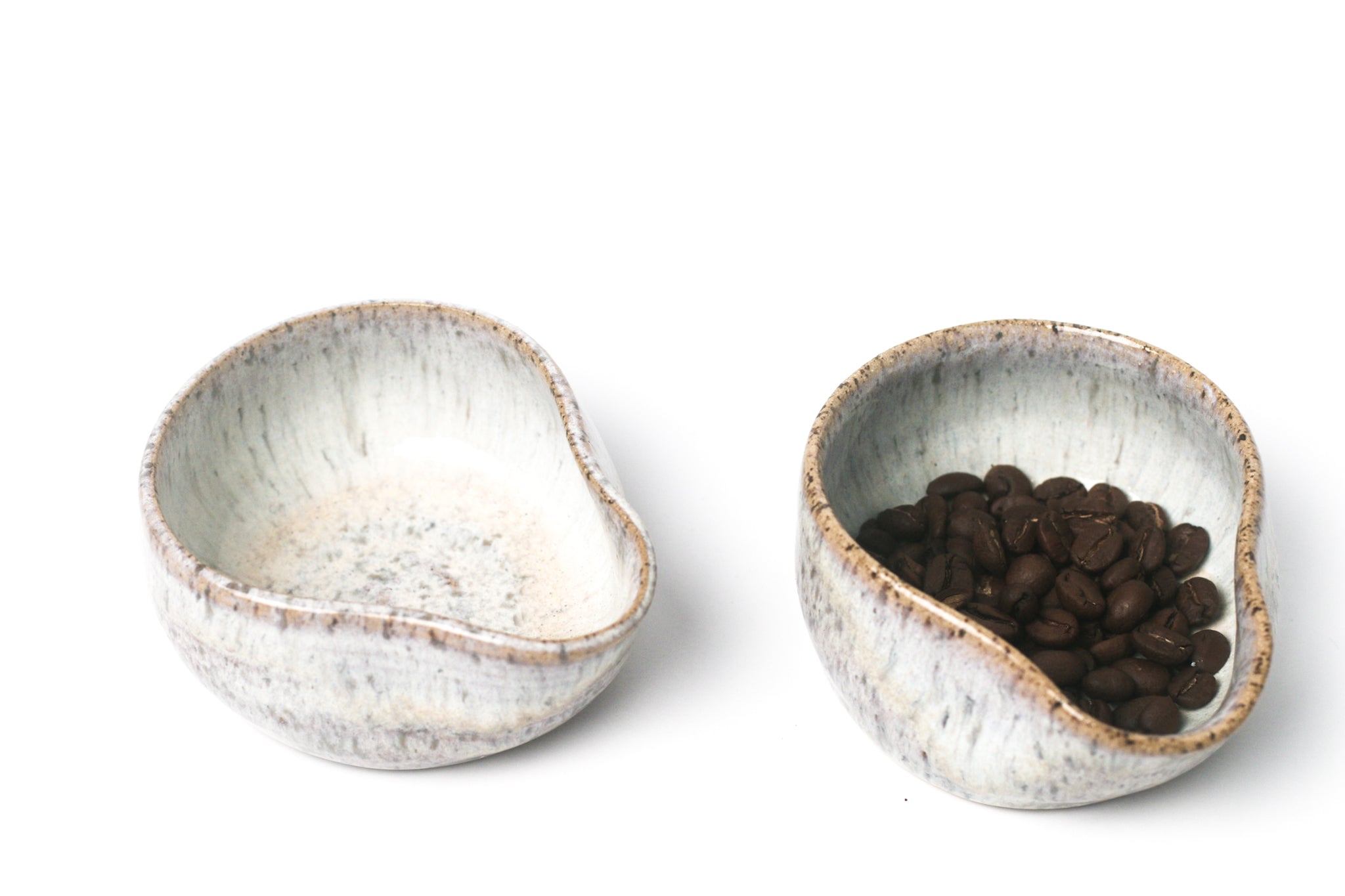 Coffee beans weight dish (white)